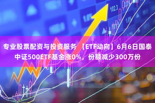 专业股票配资与投资服务 【ETF动向】6月6日国泰中证500ETF基金涨0%，份额减少300万份